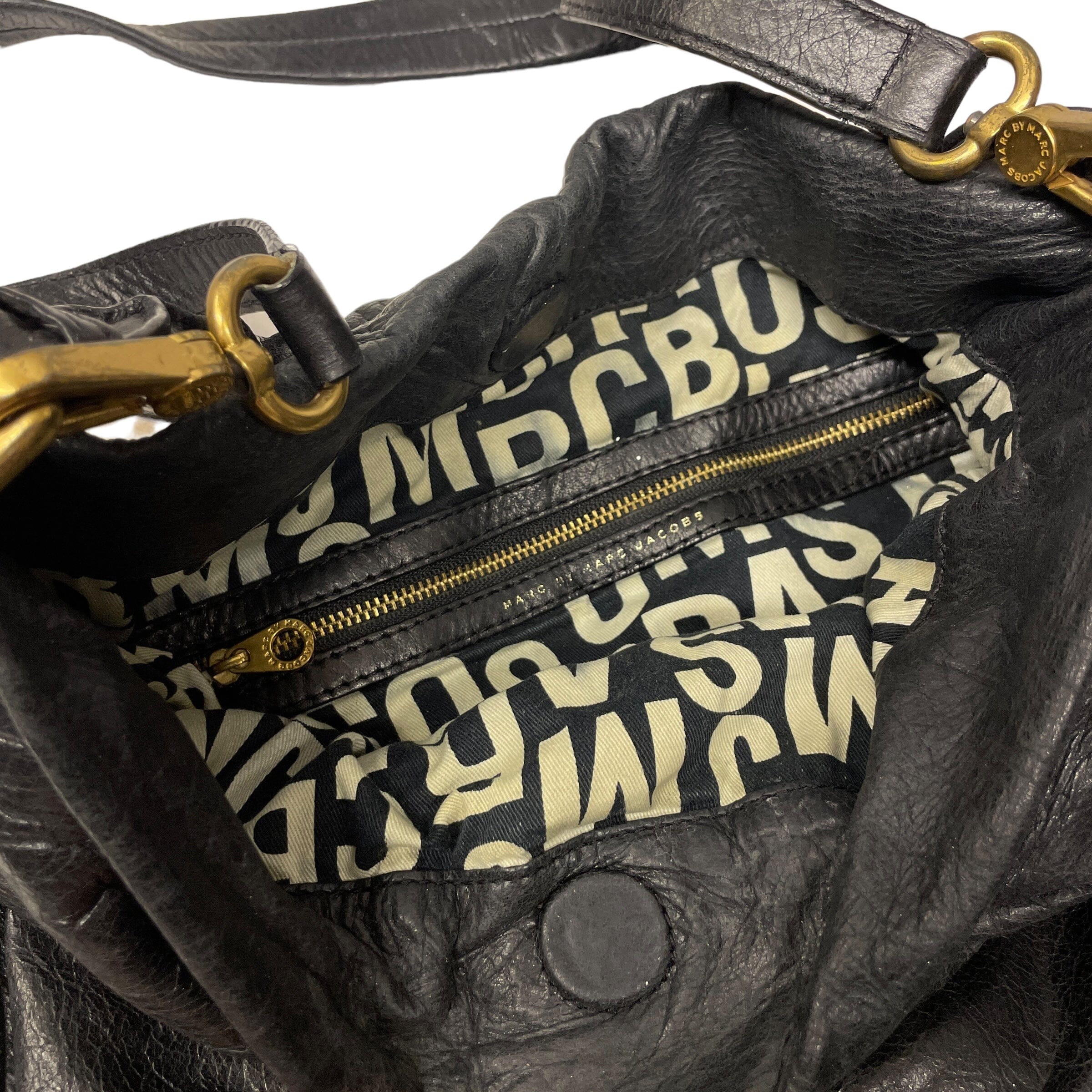 Vintage Marc by Marc Jacobs Designer Leather Bag in Black Black Market Vintage