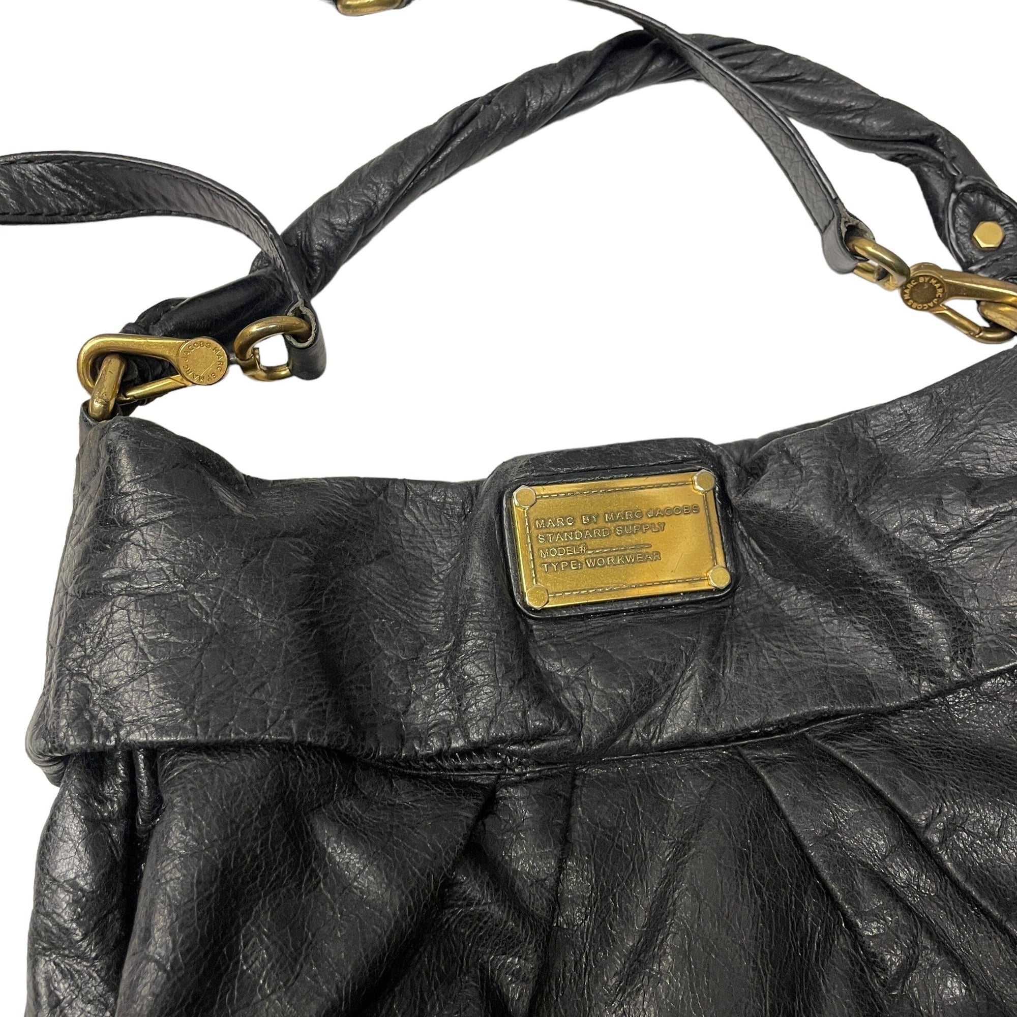 Vintage Marc by Marc Jacobs Designer Leather Bag in Black Accessories Black Market Vintage