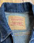 1111 Levi's Deadstock 2 Pocket Red Tab Mid-Wash Made in Canada Vintage Denim Trucker Jacket Size S Tops Public Butter