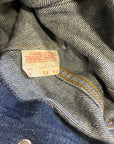 1111 Levi's Deadstock 2 Pocket Red Tab Mid-Wash Made in Canada Vintage Denim Trucker Jacket Size S Tops Public Butter