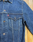 1111 Levi's Deadstock 2 Pocket Red Tab Mid-Wash Made in Canada Vintage Denim Trucker Jacket Size S Tops Public Butter