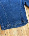 1111 Levi's Deadstock 2 Pocket Red Tab Mid-Wash Made in Canada Vintage Denim Trucker Jacket Size S Tops Public Butter