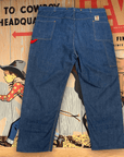1950s GWG "Red Strap" Snobak Denim Union Made in Canada Vintage Worker Jeans Size 47" Bottoms Public Butter