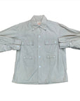 1950s Vintage Herter's for Hudson Bay Beige Cotton Button Up 4-Point Shirt Made in Japan Size M Tops Public Butter