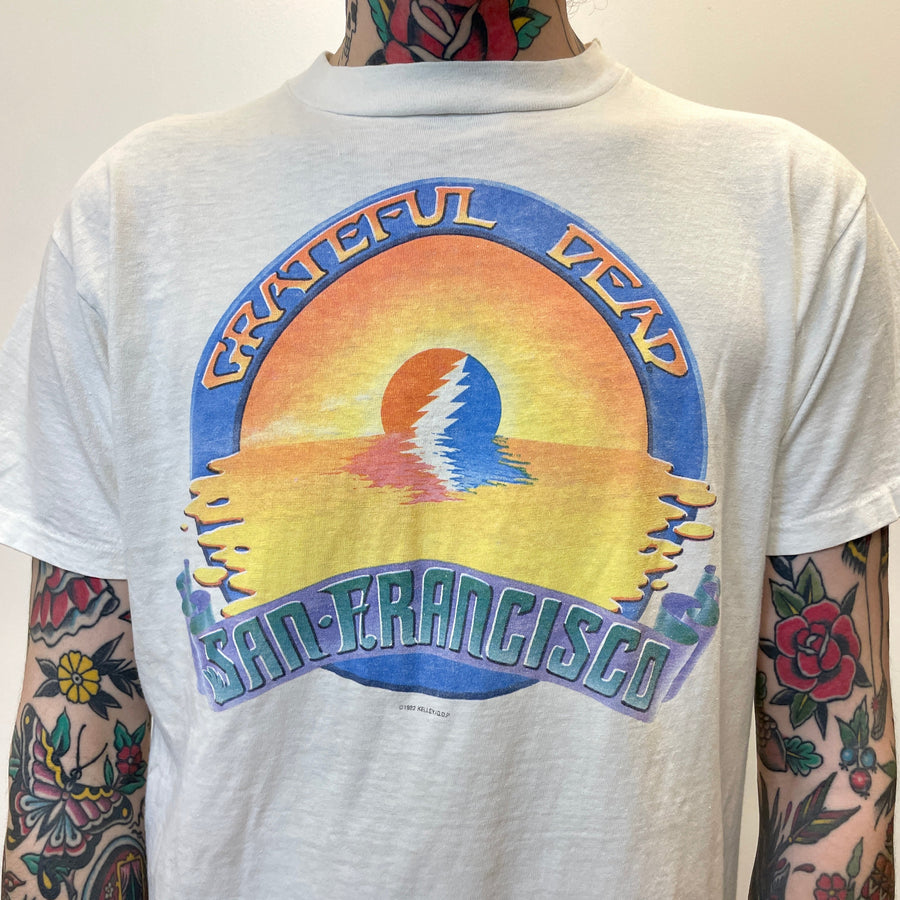 1982 Alton Kelley for Grateful Dead Vintage Made In USA Single Stitch T-Shirt Size Large T-Shirts Public Butter 