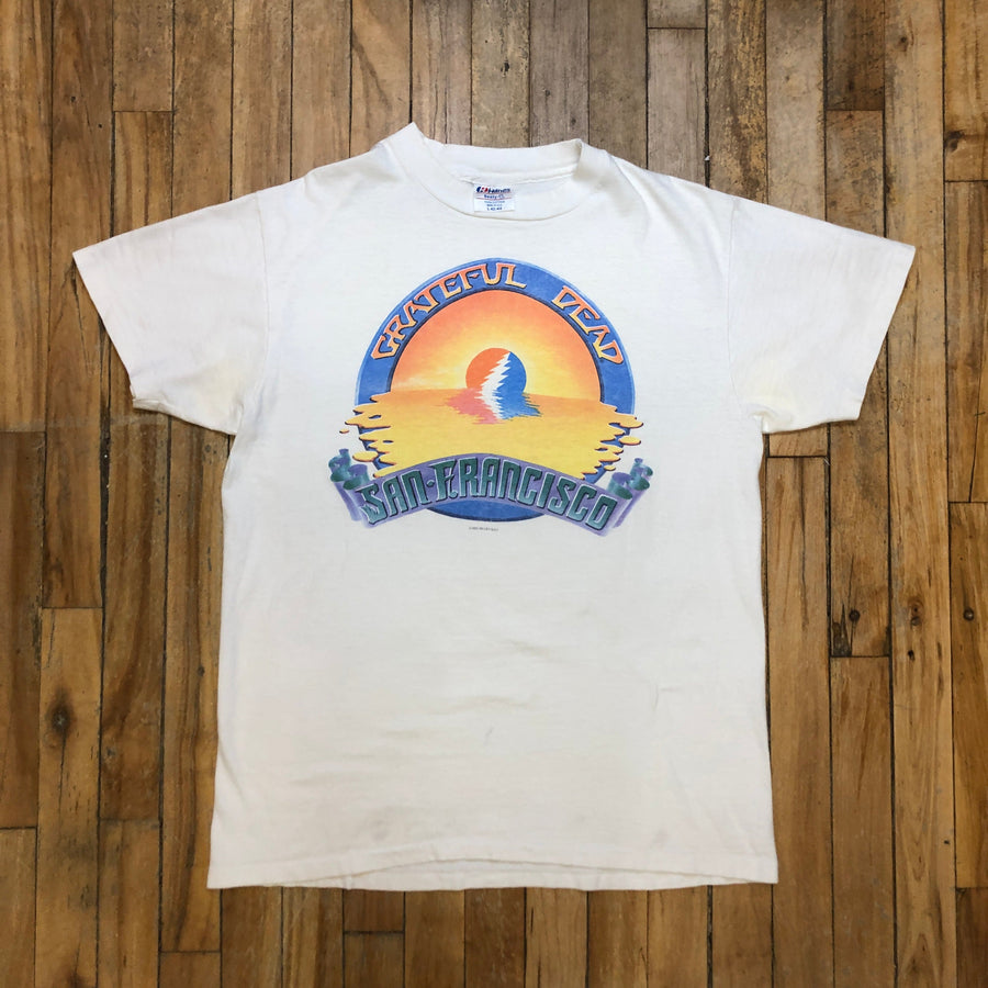 1982 Grateful Dead San Francisco Vintage Made In USA Single Stitch T-Shirt Size Large T-Shirts Public Butter 