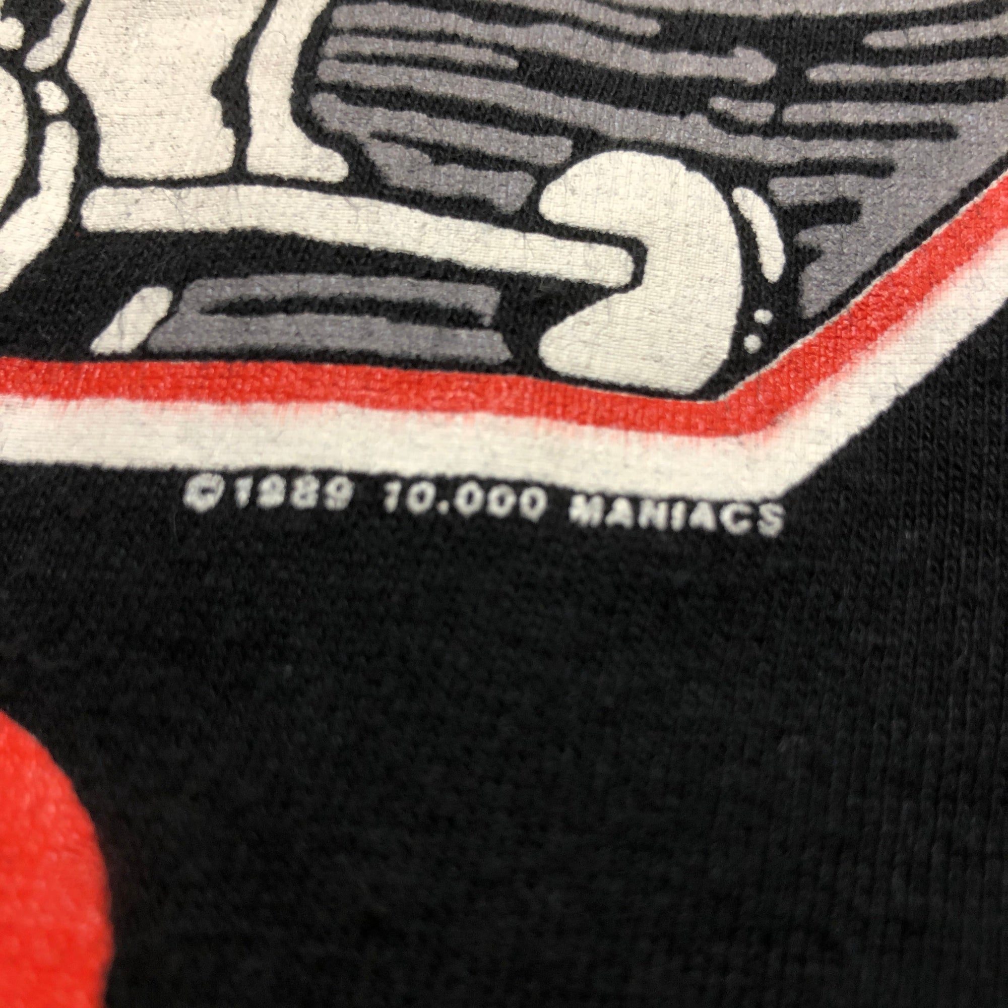 🖤 1989 10,000 Maniacs "Blind Man's Zoo" Tour Vintage Made In U.S.A. Single-Stitch Graphic Tank Tee Size L T-Shirts Public Butter