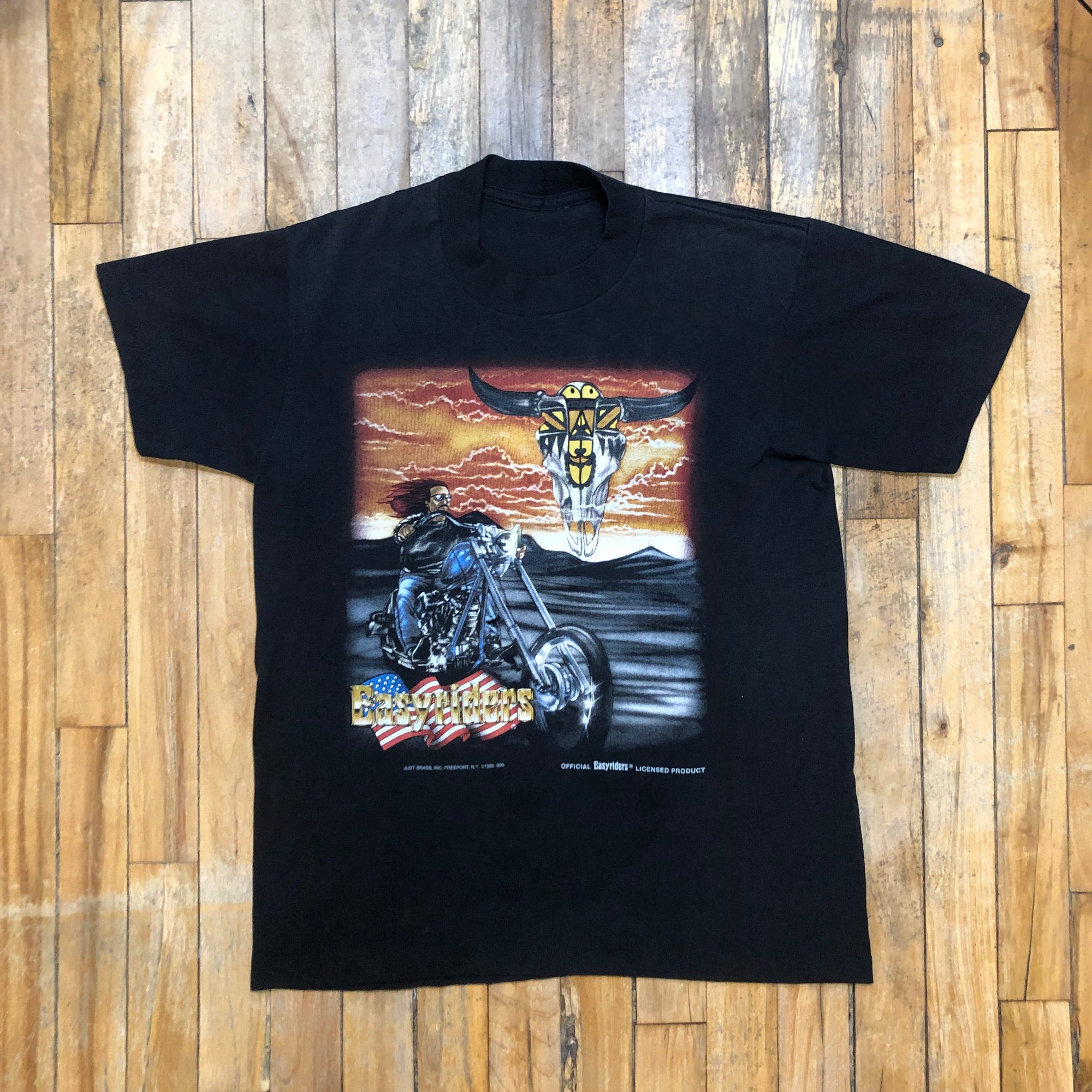 1992 Official Easyriders Single Stitch Vintage Graphic T-Shirt Size Small T-Shirts Public Butter