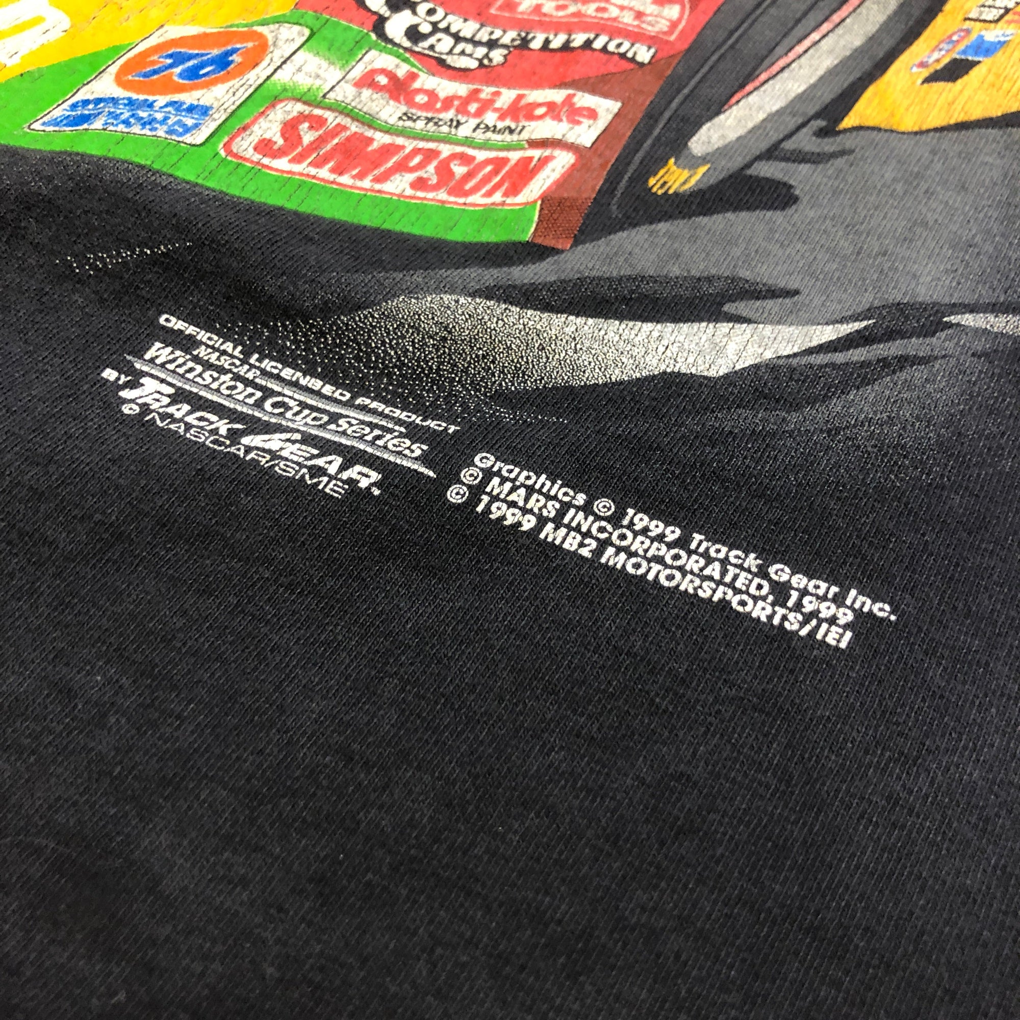 1999 Ernie Irvan "Operation Acceleration" M&Ms Pontiac Vintage Graphic T-Shirt Size XL T-Shirts Public Butter