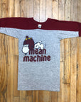 60s Snoopy & Woodstock Made In USA "Mean Machine" Football Single Stitch T-Shirt Size Small T-Shirts Public Butter