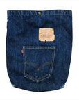 70s Levi's "Big E" Vintage Denim Backpack by Now! Designs San Francisco Accessories Public Butter