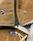 70s Schott Suede & Shearling Vintage Toggle Coat Tops Public Butter