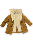70s Schott Suede & Shearling Vintage Toggle Coat Tops Public Butter