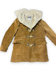 70s Schott Suede & Shearling Vintage Toggle Coat Tops Public Butter