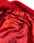 80s Diane von Furstenberg Vintage Red Wool Coat Union Made in USA Size M Jackets & Coats Public Butter