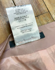 Alexander McQueen Vintage Designer Blush Pink Silk Skirt Made in Italy Size 29" Bottoms Public Butter