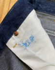 Amazing Deadstock Vintage Lee Deep Wash Jeans Union Made in Canada 40" Waist Bottoms Black Market Clothing