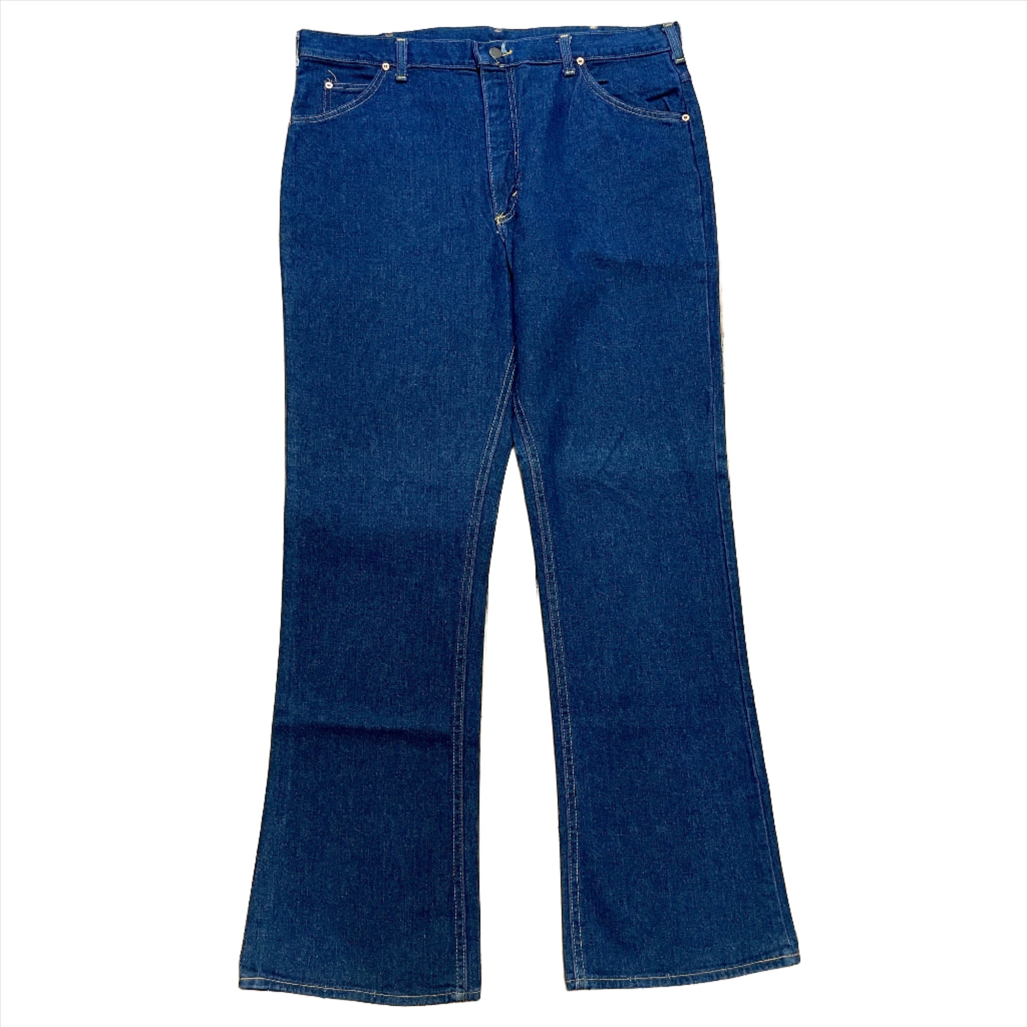 Amazing Deadstock Vintage Lee Deep Wash Jeans Union Made in Canada 40" Waist Bottoms Black Market Clothing