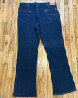 Amazing Deadstock Vintage Lee Deep Wash Jeans Union Made in Canada 40" Waist Bottoms Black Market Clothing