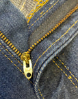 Amazing Deadstock Vintage Lee Deep Wash Jeans Union Made in Canada 40" Waist Bottoms Black Market Clothing
