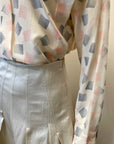 @Brunello Cucinelli Vintage Designer Champagne Palazzo Trousers Size Tops Public Butter