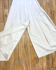 @Brunello Cucinelli Vintage Designer Champagne Palazzo Trousers Size Tops Public Butter
