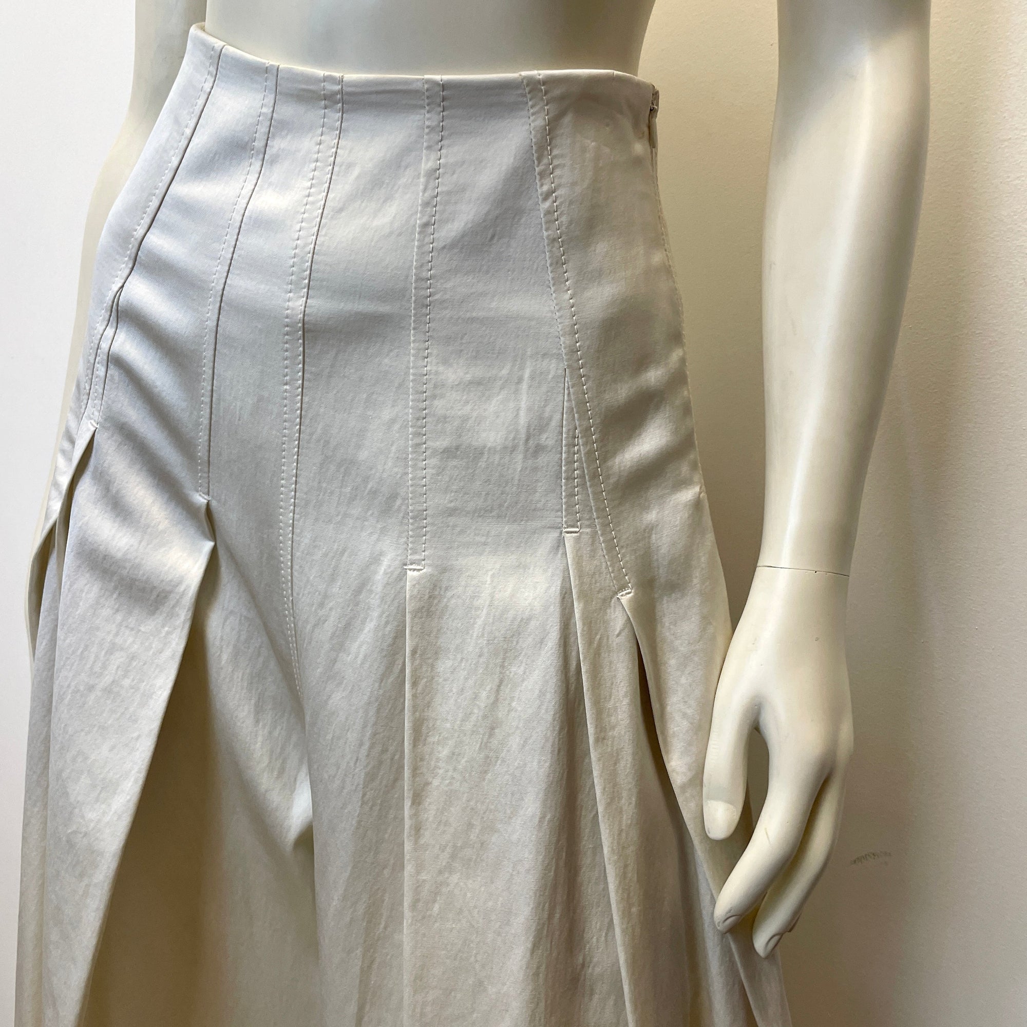 @Brunello Cucinelli Vintage Designer Champagne Palazzo Trousers Size Tops Public Butter