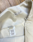 @Brunello Cucinelli Vintage Designer Champagne Palazzo Trousers Size Tops Public Butter