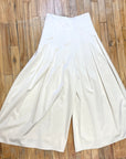 @Brunello Cucinelli Vintage Designer Champagne Palazzo Trousers Size Tops Public Butter