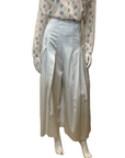 @Brunello Cucinelli Vintage Designer Champagne Palazzo Trousers Size Tops Public Butter