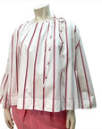 @Calvin Klein Vintage Designer Striped Top Tops Public Butter