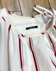 @Calvin Klein Vintage Designer Striped Top Tops Public Butter