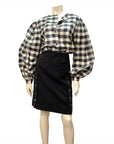 Chanel Paris Designer Vintage Mini-Skirt With Golden Button Accents 28" Waist Tops Black Market Toronto