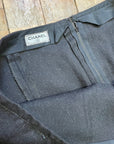 Chanel Paris Designer Vintage Mini-Skirt With Golden Button Accents 28" Waist Tops Black Market Toronto