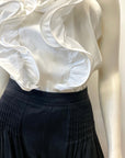@Chanel Vintage Designer Denim Trousers Made in France Size Tops Public Butter
