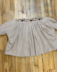 @Chloe Vintage Striped Designer Summer Top Size Tops Public Butter