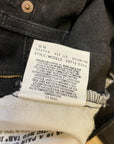 Deadstock Vintage Levi's Black 516 Slim Fit Straight Leg Denim Jeans Made in Canada 29" Waist Bottoms Public Butter
