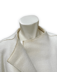 Donna Karan Collection Vintage Designer Cream Coloured Fitted Coat Size S Jackets & Coats Public Butter