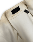 Donna Karan Collection Vintage Designer Cream Coloured Fitted Coat Size S Jackets & Coats Public Butter
