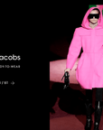 Fall 2009 Marc Jacobs Hot Pink Hooded Wool Coat Size S Jackets & Coats Public Butter