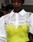 Gorgeous Oscar de la Renta Spring '10 Vintage Designer Lace Blouse Size M Tops Public Butter