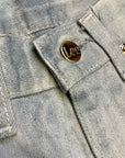 Groovy Vintage Cloudy Dyed Lees Jeans Made in USA 27" Waist Bottoms Black Market Toronto