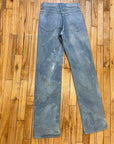 Groovy Vintage Cloudy Dyed Lees Jeans Made in USA 27" Waist Bottoms Black Market Toronto