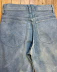 Groovy Vintage Cloudy Dyed Lees Jeans Made in USA 27" Waist Bottoms Black Market Toronto