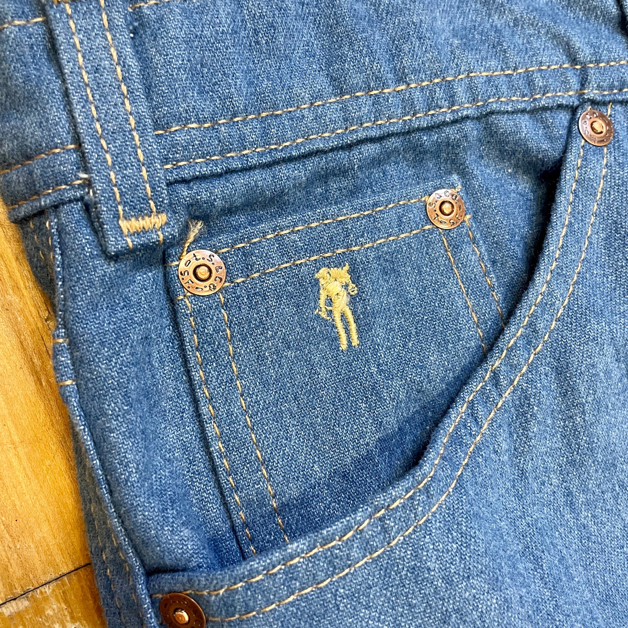 Incredible Plus Size Vintage 70s Orange Tab Levi's For Men "With a Skosh More Room" Super Soft Denim Jeans 41" Waist Bottoms Public Butter