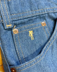 Incredible Plus Size Vintage 70s Orange Tab Levi's For Men "With a Skosh More Room" Super Soft Denim Jeans 41" Waist Bottoms Public Butter