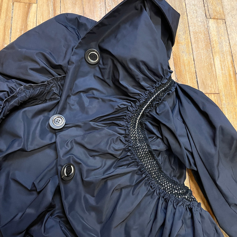 @Issey Miyake Vintage Designer Black Jacket Size Tops Public Butter 
