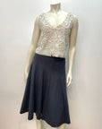 Kenzo Paris Vintage Designer Wool Skirt Tops Public Butter