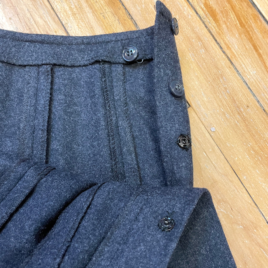 Kenzo Paris Vintage Designer Wool Skirt Tops Public Butter 