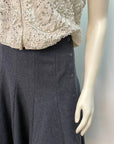 Kenzo Paris Vintage Designer Wool Skirt Tops Public Butter